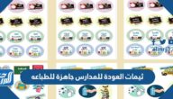 ثيمات العودة للمدارس جاهزة للطباعه 2025