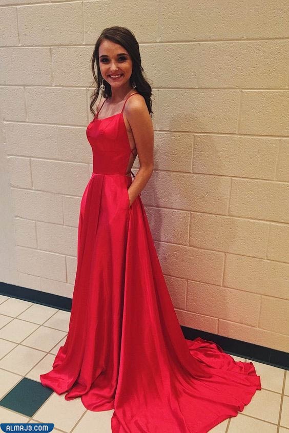 فساتين حرير لغير المحجبات