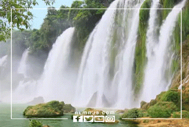 خلفيات شلالات متحركة