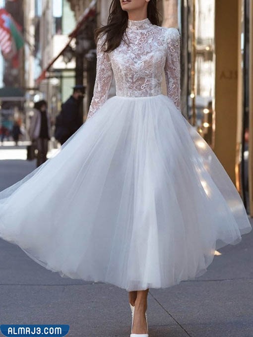 فساتين دانتيل سهره انستقرام 2023