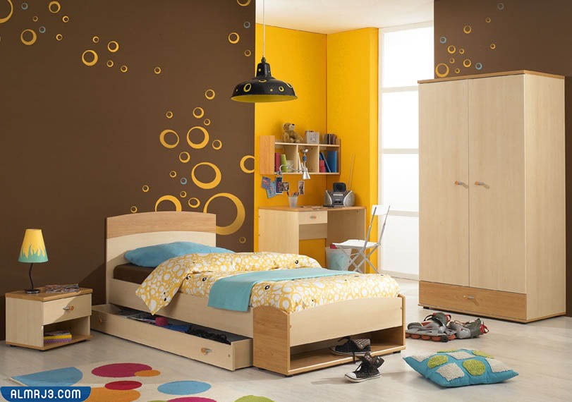 دهانات غرف أطفال أولاد 2022 حديثة بالصور
