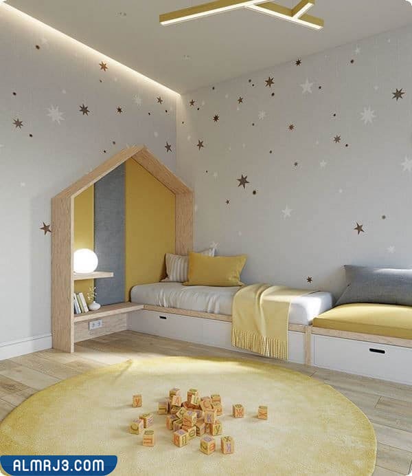 دهانات غرف أطفال أولاد 2022 حديثة بالصور