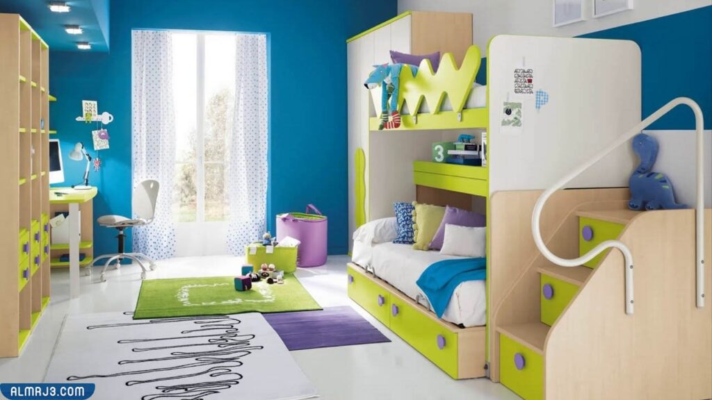 دهانات غرف أطفال أولاد 2022 حديثة بالصور