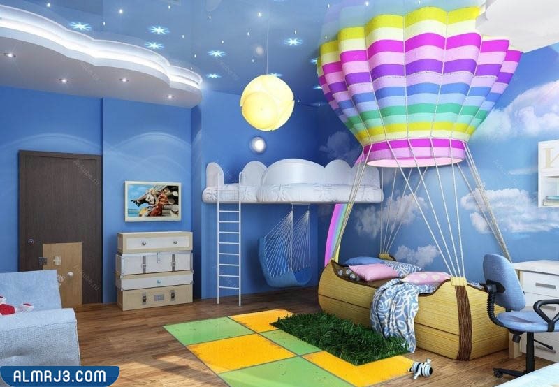 دهانات غرف أطفال أولاد 2022 حديثة بالصور
