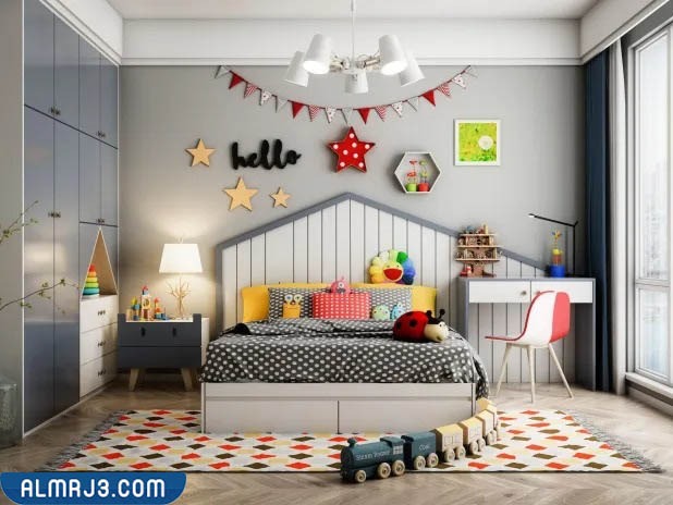 دهانات غرف أطفال أولاد 2022 حديثة بالصور