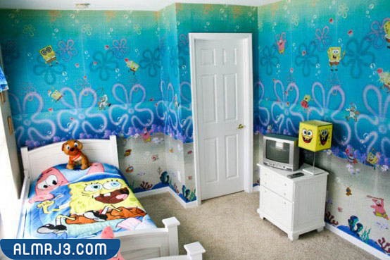 دهانات غرف أطفال أولاد 2022 حديثة بالصور