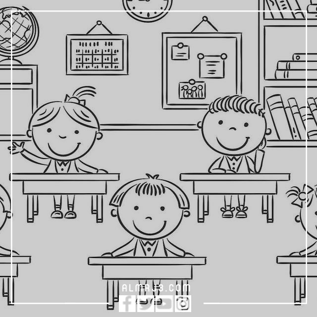 رسومات عن العودة للمدارس للتلوين