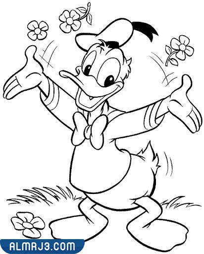 صور تلوين شخصيات كرتون جميلة للطباعة للأطفال