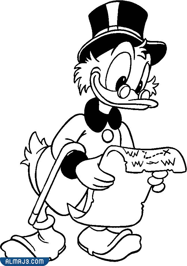 صور تلوين شخصيات كرتون جميلة للطباعة للأطفال