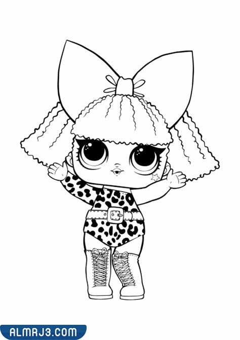 صور تلوين شخصيات كرتون جميلة للطباعة للأطفال