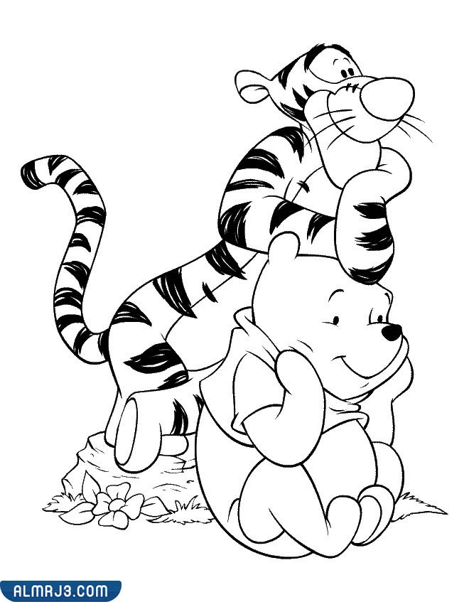 صور تلوين شخصيات كرتون جميلة للطباعة للأطفال