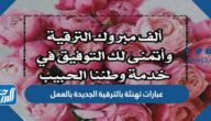 أجمل عبارات تهنئة بالترقية الجديدة بالعمل 2025 بالصور
