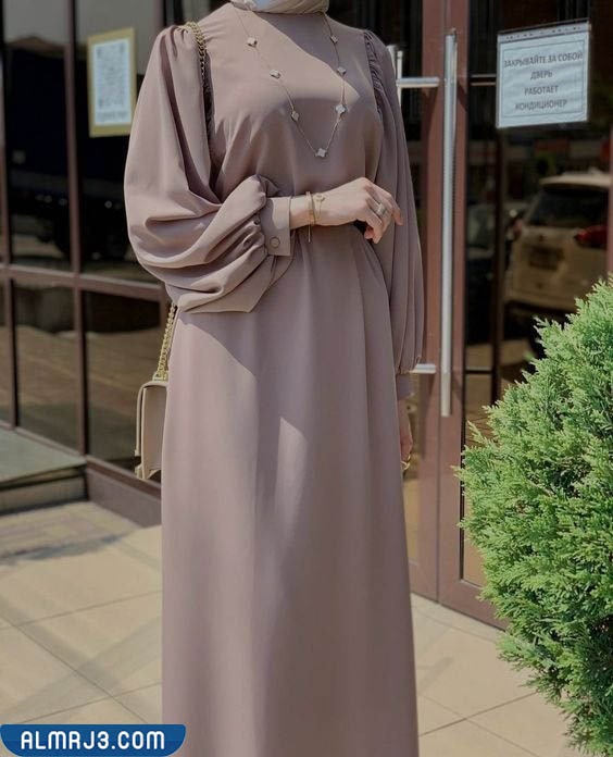 فساتين محجبات خروج تفصيل 2022 بالصور