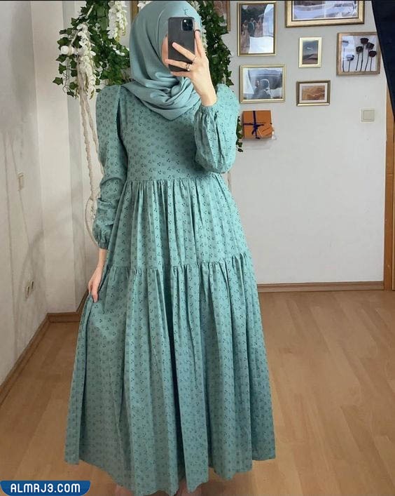 فساتين محجبات خروج تفصيل 2022 صيفي