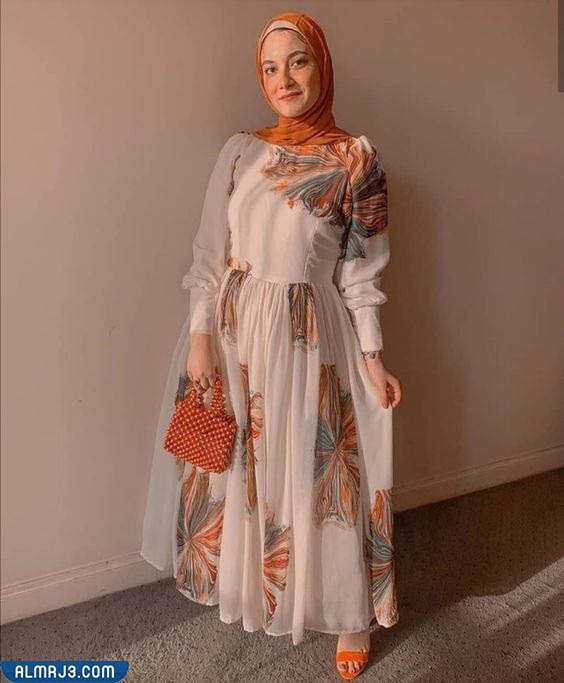 فساتين محجبات خروج تفصيل 2022 صيفي
