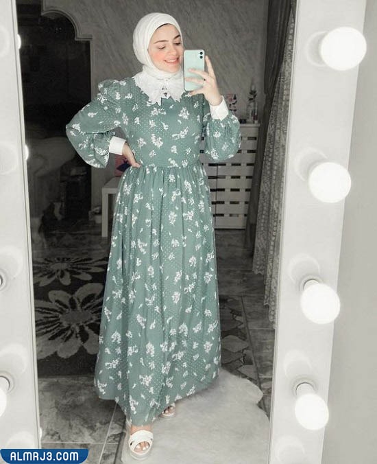 فساتين محجبات خروج تفصيل 2022 صيفي