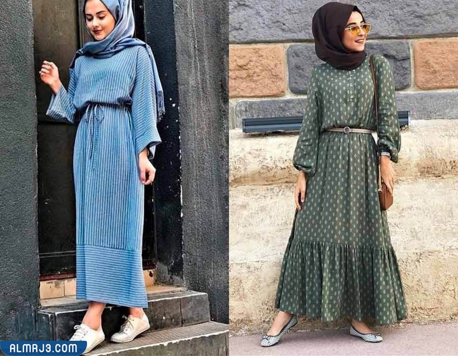 فساتين محجبات خروج تفصيل 2022 صيفي