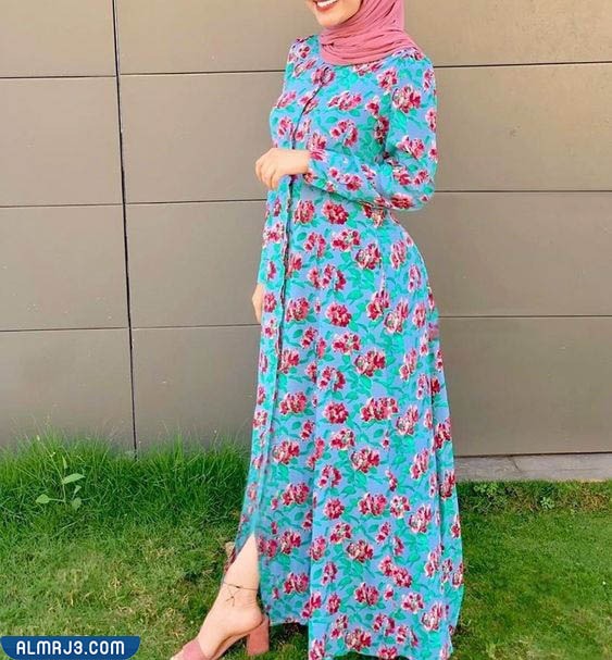 فساتين محجبات خروج تفصيل مشجرة