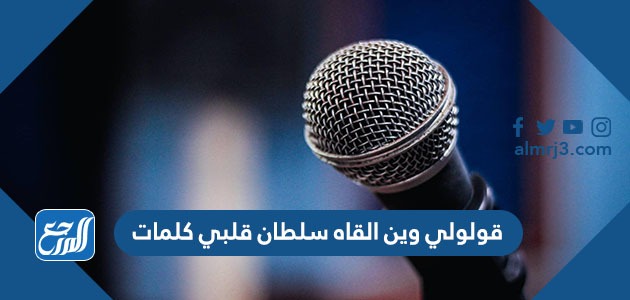 قولولي وين القاه سلطان قلبي كلمات