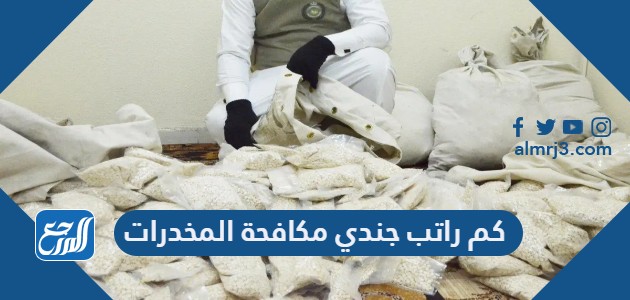 كم راتب جندي مكافحة المخدرات