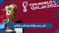 كم سعر بطاقة هيا كاس العالم في قطر 2022