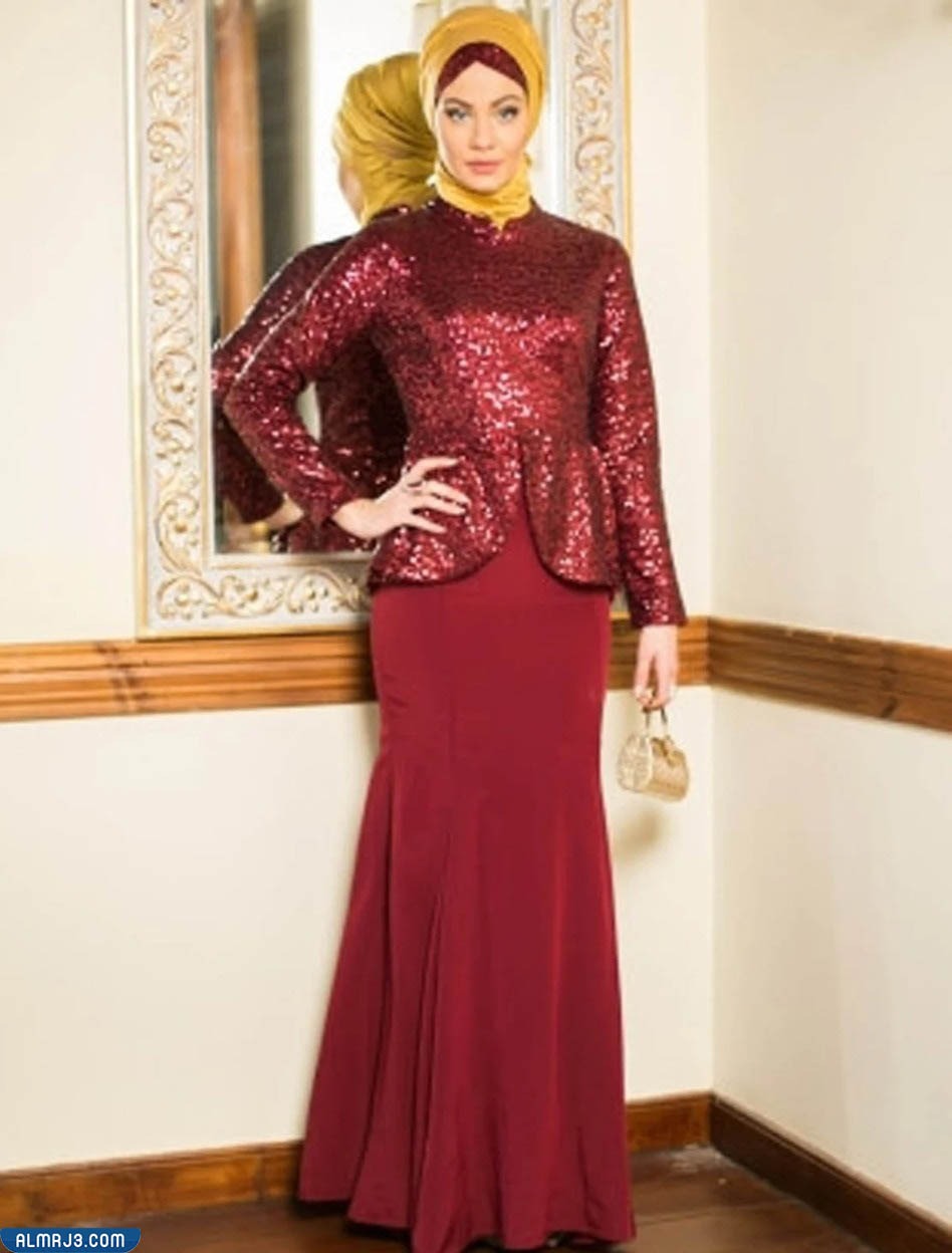 فساتين دانتيل سهره انستقرام