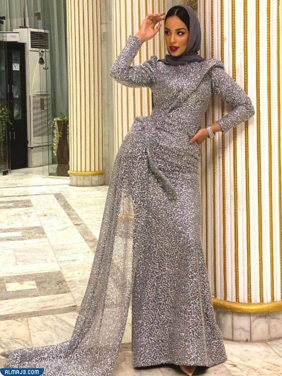 فساتين دانتيل سهره انستقرام