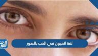 لغة العيون في الحب بالصور