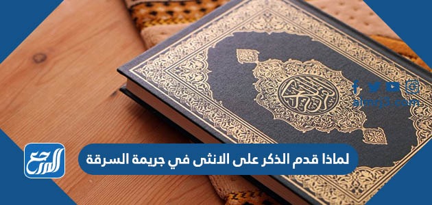 لماذا قدم الذكر على الانثى في جريمة السرقة