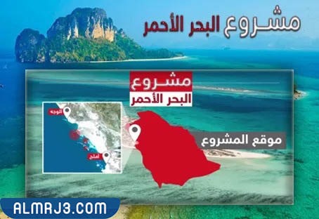 خريطة مشروع البحر الأحمر
