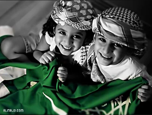 أبيض وأسود خلفية اليوم الوطني