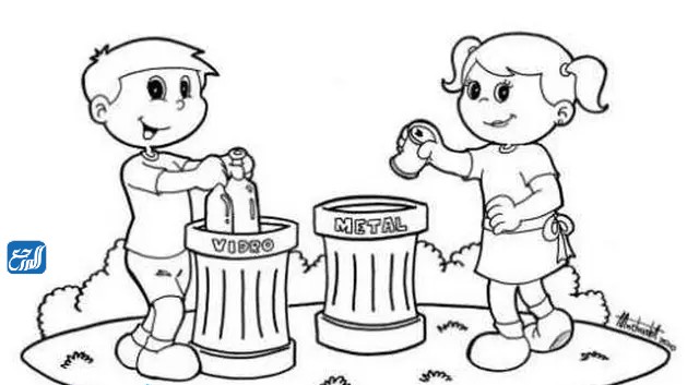 رسومات النظافة الشخصية للتلوين