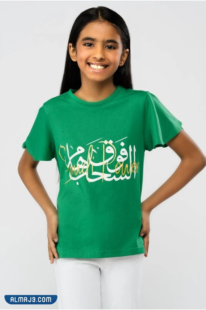 لبس اليوم الوطني السعودي 92 للاطفال ، أفكار لبس اليوم الوطني للبنات