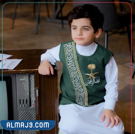 لبس اليوم الوطني السعودي 92 للاطفال ، أفكار لبس اليوم الوطني للبنات