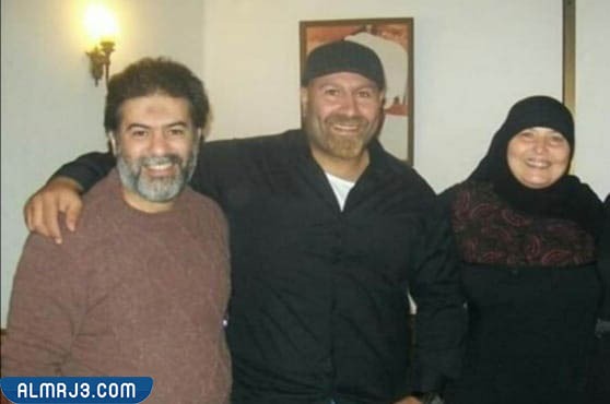 محسن محيي الدين مع زوجته وأولاده