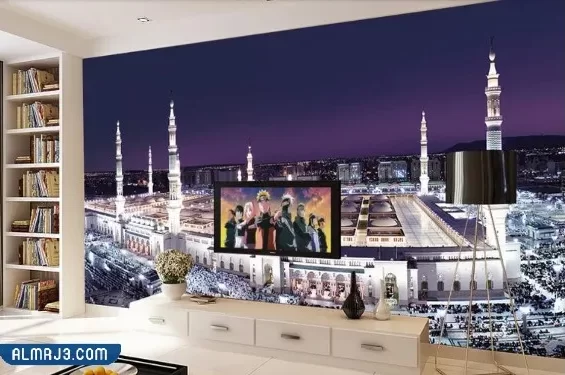 ورق جدران ثلاثي الابعاد للمجالس 2023 فخم