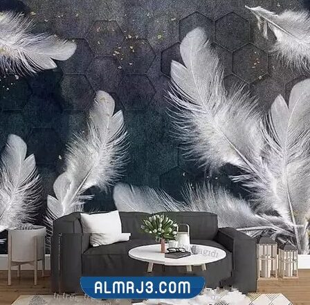 ورق جدران ثلاثي الابعاد للمجالس 2023 فخم