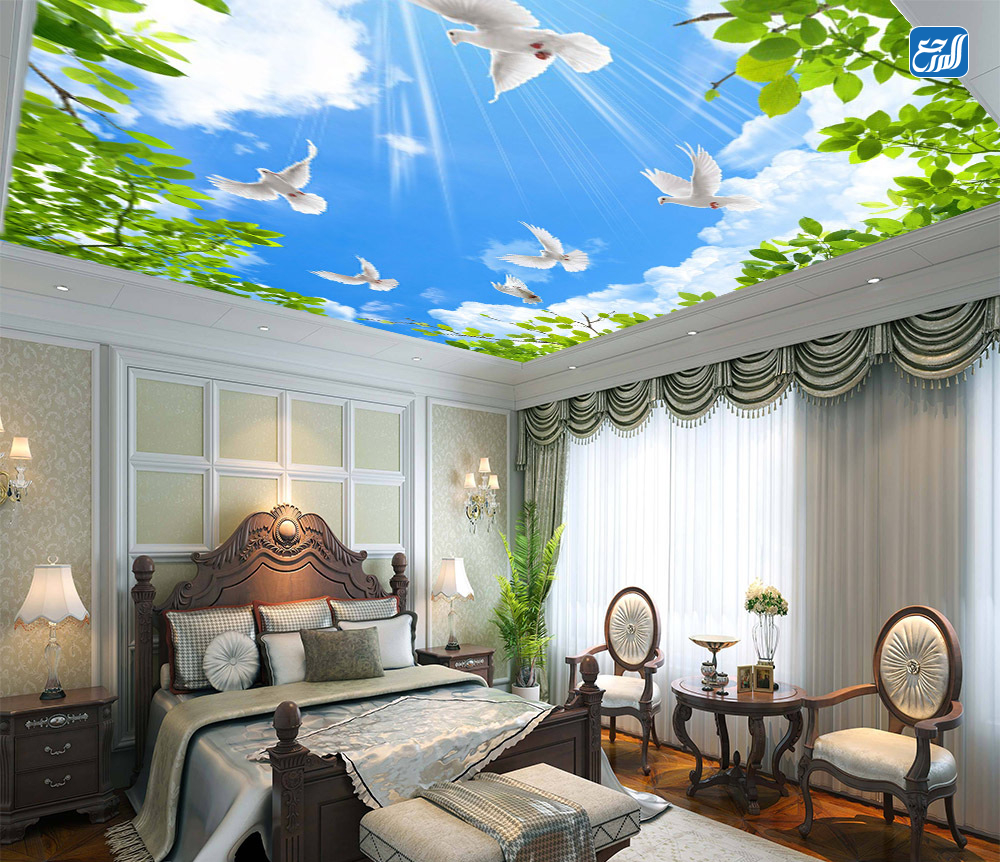ديكور سقف غرف النوم