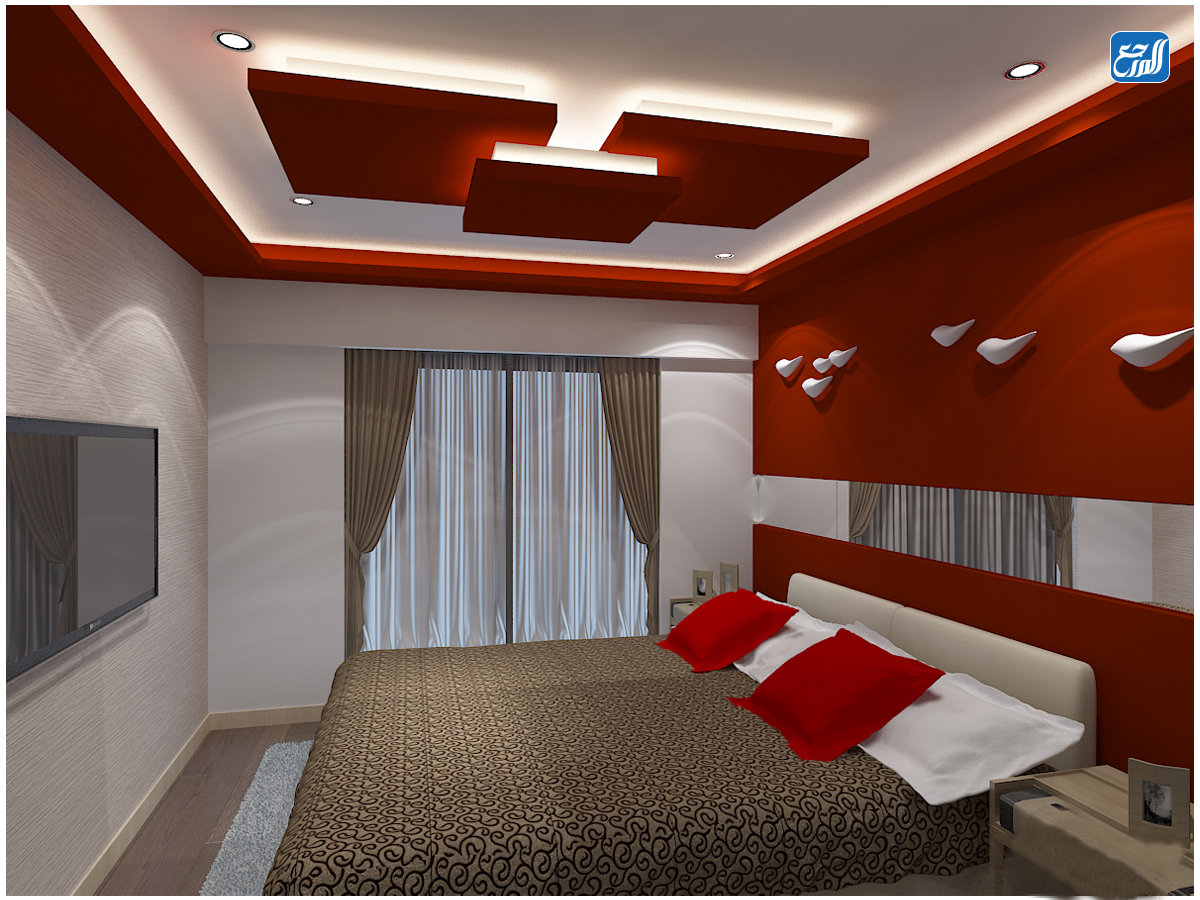 ديكورات جبس غرف نوم رومانسية