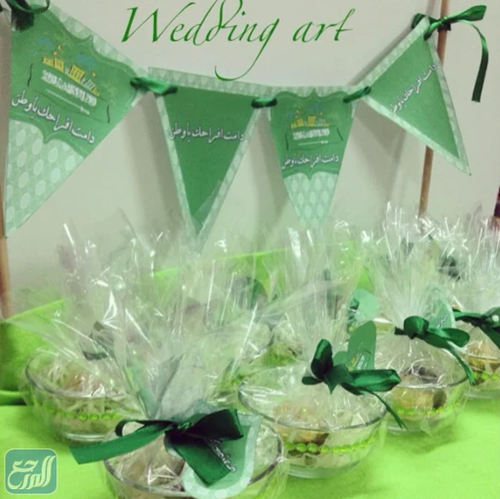 أجمل واجدد افكار توزيعات اليوم الوطني