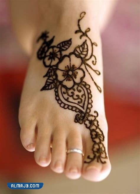 أشكال رسم حنة على الرجل