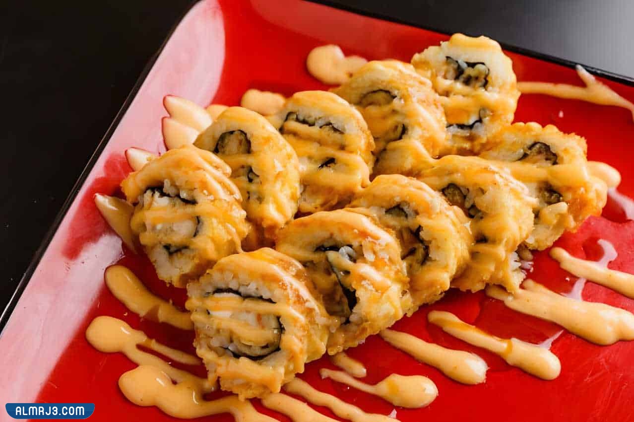 أنواع السوشي المقلي