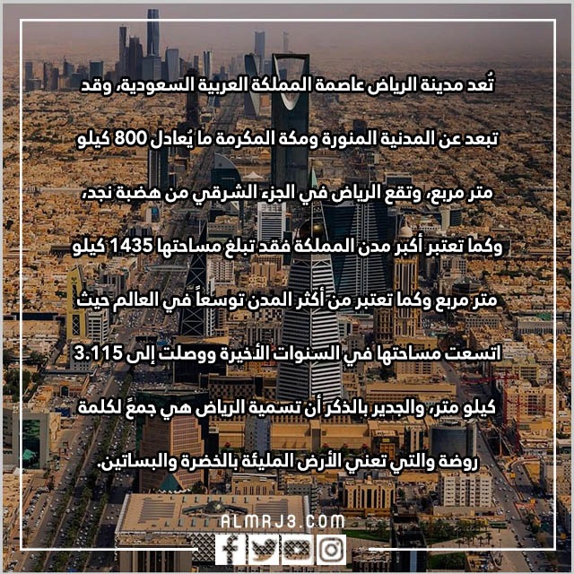 افكار مطويات مطوية عن مدينة الرياض