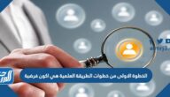 الخطوة الاولى من خطوات الطريقة العلمية هي اكون فرضية