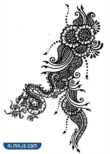 المناطق الحساسة رسومات حنة على الجسم للعروسة