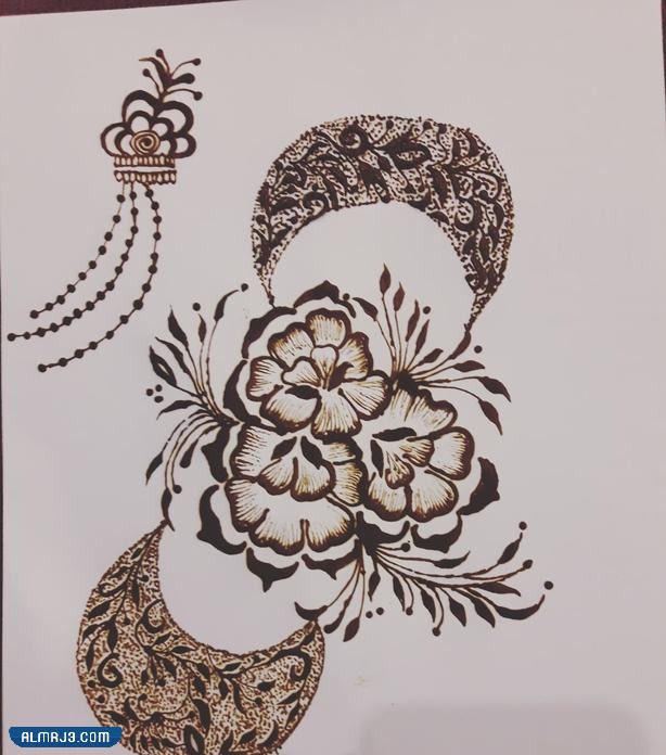 المناطق الحساسة رسومات حنة على الجسم للعروسة