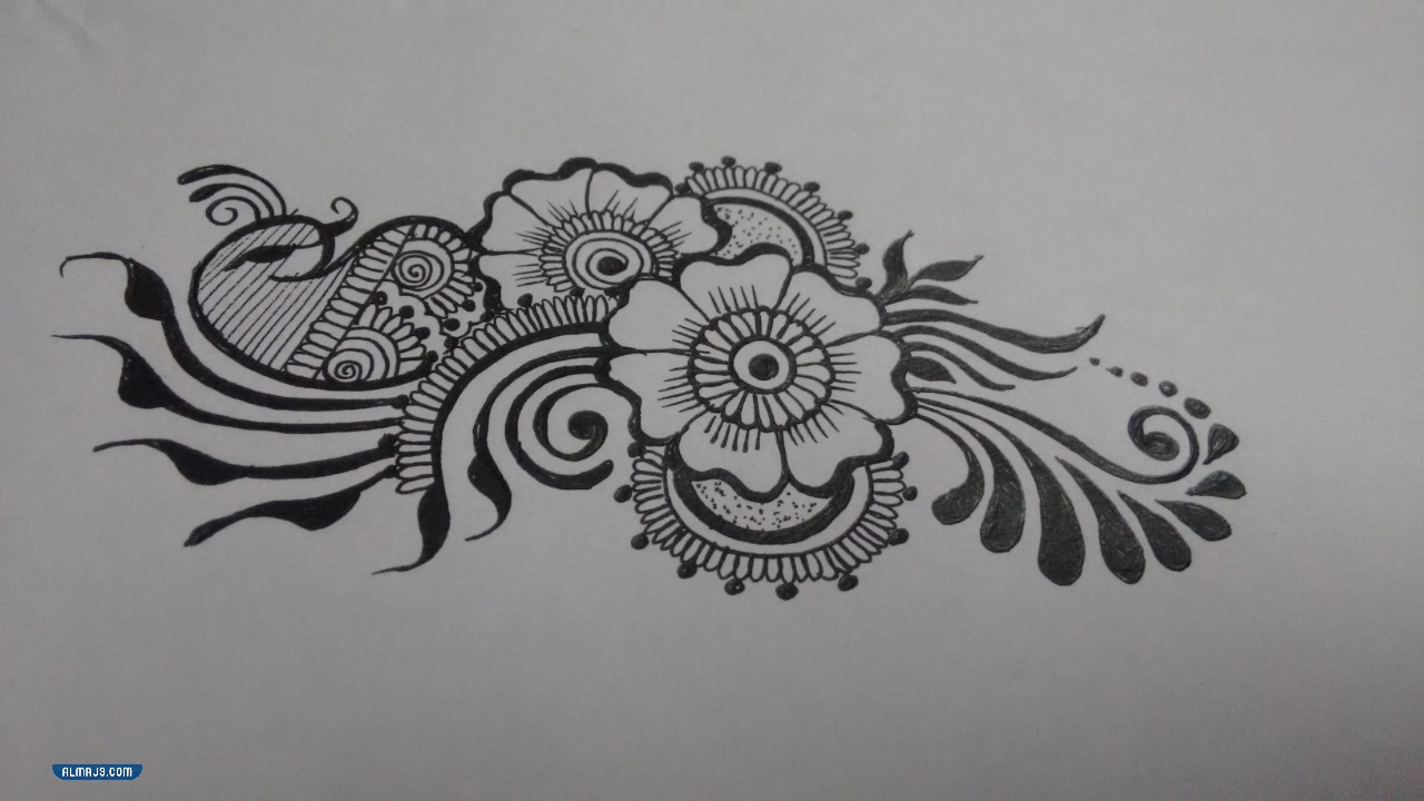 المناطق الحساسة رسومات حنة على الجسم للعروسة