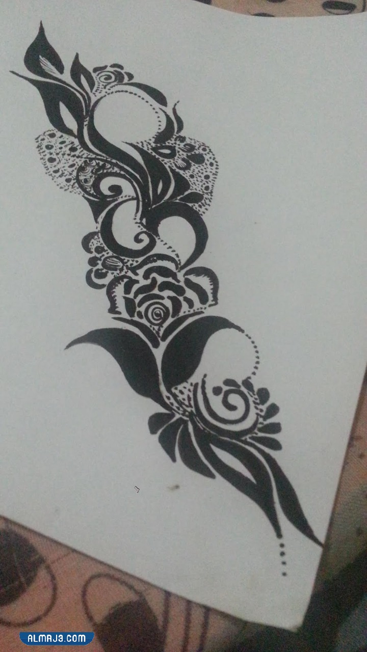 المناطق الحساسة رسومات حنة على الجسم للعروسة