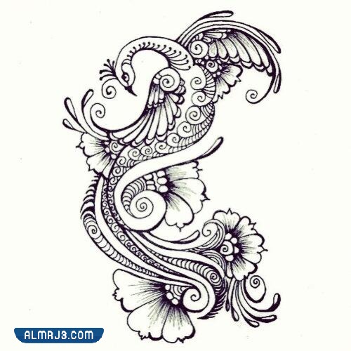 المناطق الحساسة رسومات حنة على الجسم للعروسة