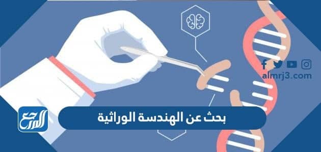 بحث عن الهندسة الوراثية وتطبيقاتها PDF